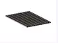 Алюминиевая решетка SteeGuard Стандарт 40 резина + щетка