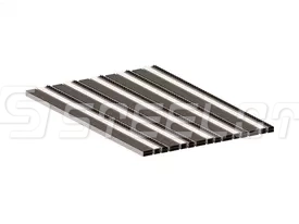 Алюминиевая решетка SteeGuard Стандарт 40 резина + щетка + широкий скребок