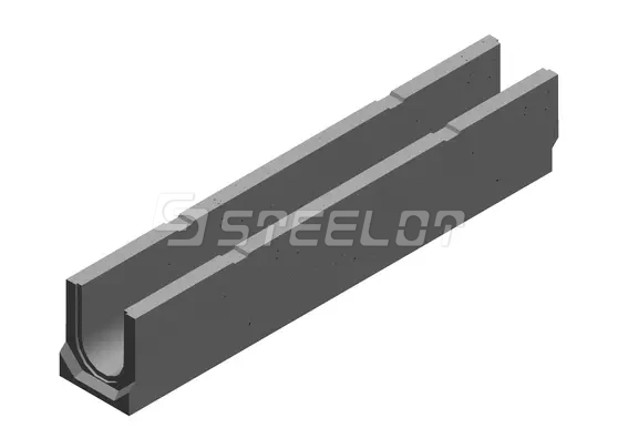 Лоток водоотводный бетонный SteePlus M DN100 H190