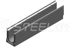Водоотводные лотки SteePro DN150 с уклоном 0,5%