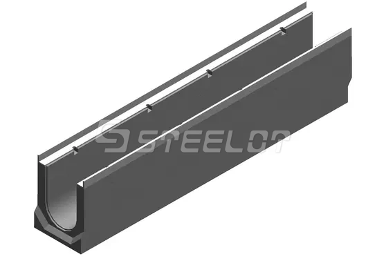 Водоотводные лотки SteePro DN150 с уклоном 0,5%