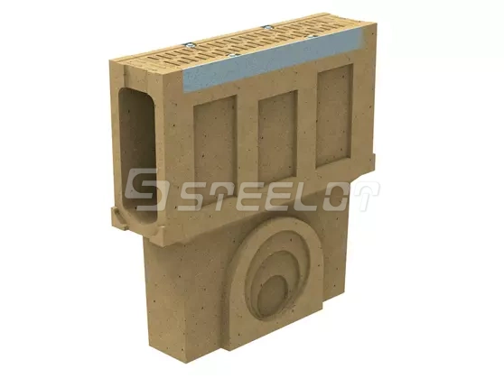 Пескоуловитель полимербетонный SteeBlock DN110 H620, кл. E600 (для H350)