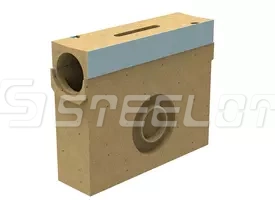 Пескоуловитель полимербетонный SteeBlock DN110 H408, кл. C250
