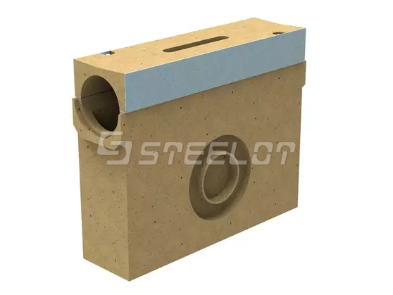 Пескоуловитель полимербетонный SteeBlock DN110 H408, кл. C250
